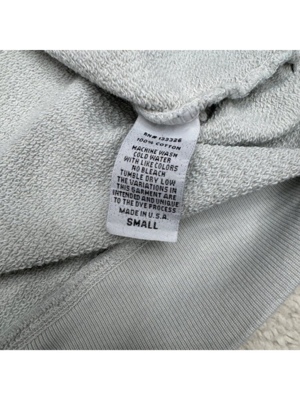 RetroBrand Olympia Beer Distressed Pullover Sweatshirt Made In USA, Size S - Picture 5 of 8